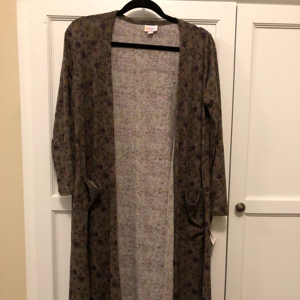 LuLaRoe Floral Sarah duster/cardigan